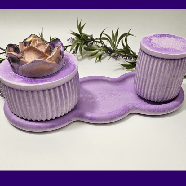 Blush and Bloom Trio - Purple