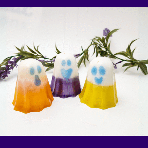 Large Resin Ghosts – Bright Halloween Colours