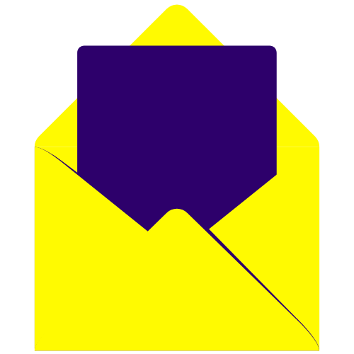 Kirnix Creations how to request a return icon – yellow email envelope