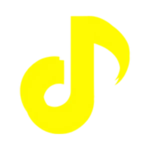 Yellow TikTok logo icon – follow KirnixCreations on TikTok for resin art and craft videos