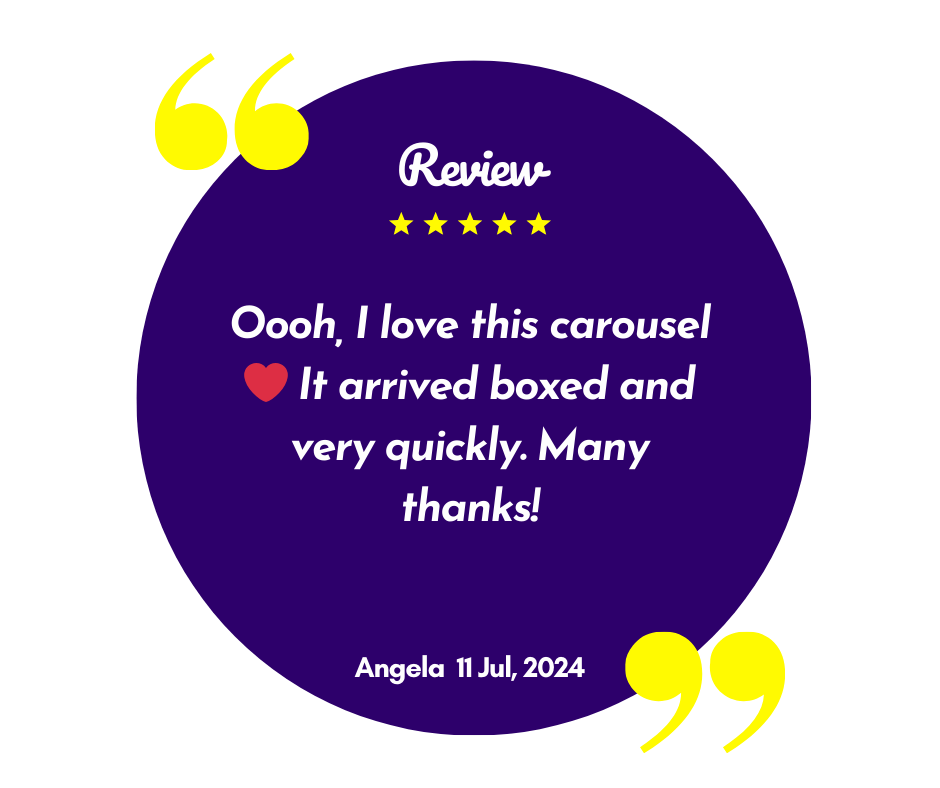 Five-star customer review rating badge for Kirnix Creations handmade resin art and gifts