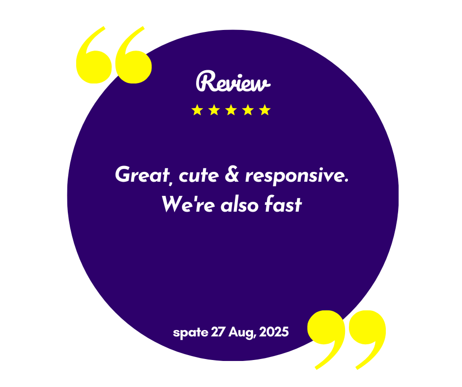Five-star customer review rating badge for Kirnix Creations handmade resin art and gifts